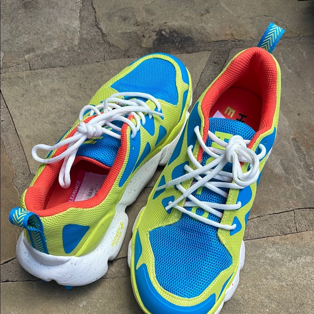 Holo Blue and Yellow Sneakers - Picture 4 of 10